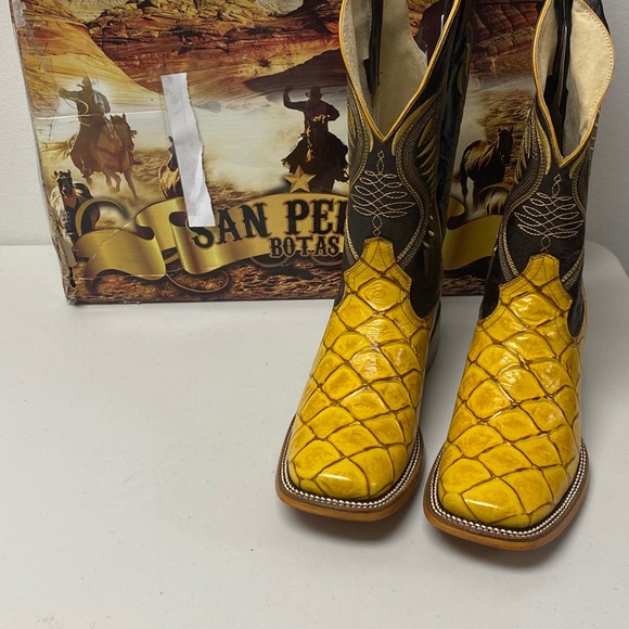 San Pedro Bota (Custom Boots) Mexican 26.5/US 8.5 - Picture 2 of 5